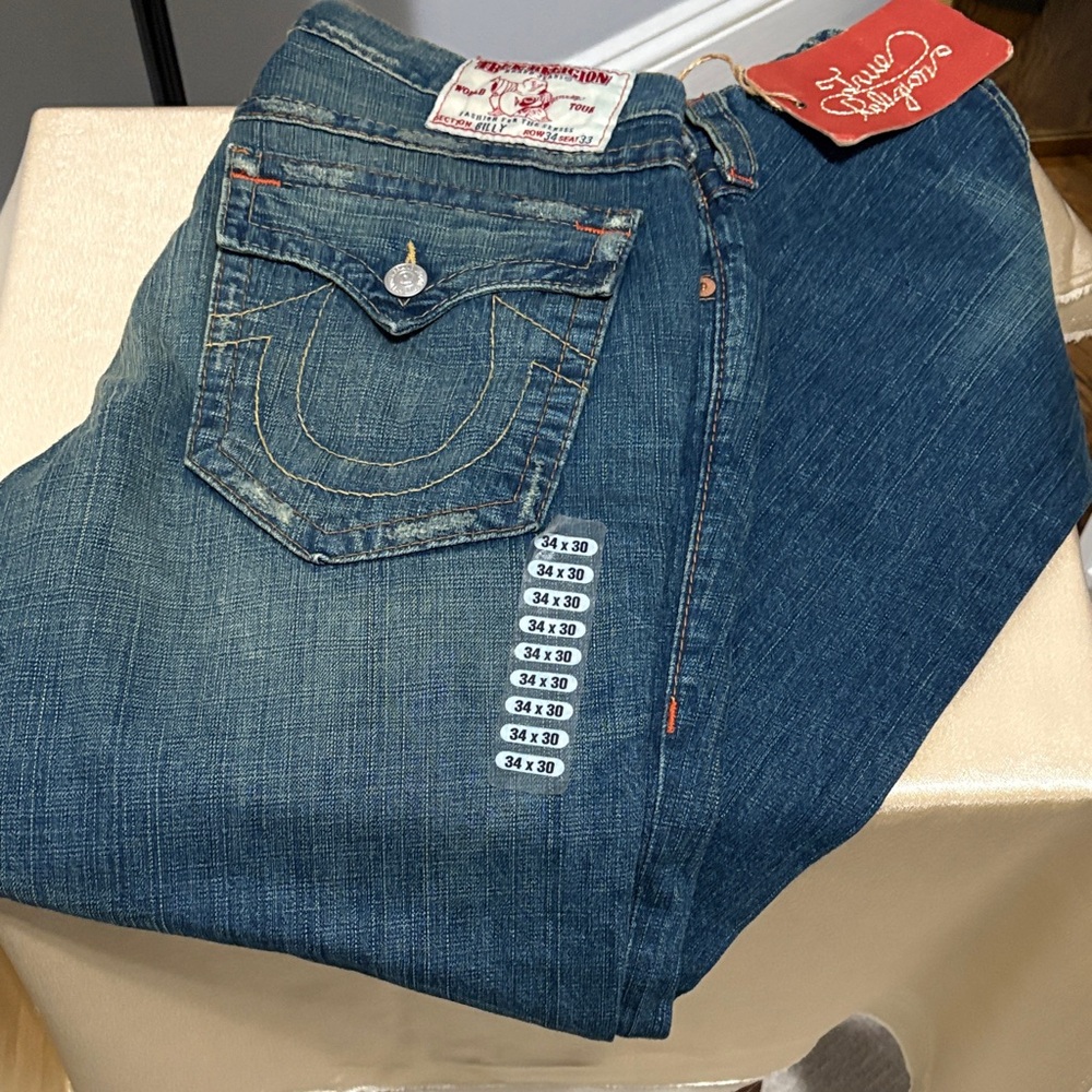 True Religion Indigo Denim Pants